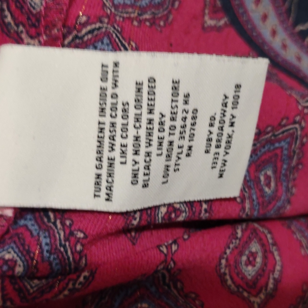 Ruby Rd multicolor 3/4 sleeve blouse 2X - Picture 7 of 7